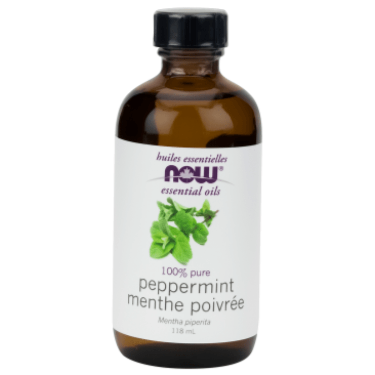 NOW Peppermint Oil 118mL Essential Oils at Village Vitamin Store