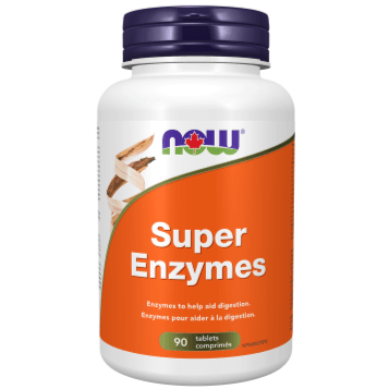 NOW Super Enzymes 90 Tabs Supplements - Digestive Enzymes at Village Vitamin Store