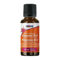 NOW Vitamin D3 Extra Strength 30mL Vitamins - Vitamin D at Village Vitamin Store