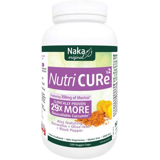 NAKA Nutri Cure with Meriva 120 Caps Supplements - Turmeric at Village Vitamin Store