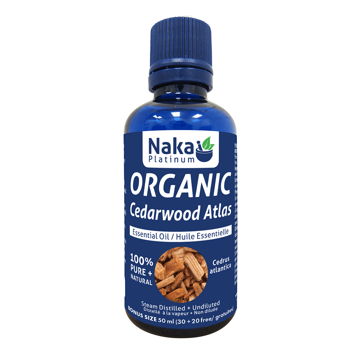 Naka Platinum Organic Cedarwood Oil 50mL Essential Oils at Village Vitamin Store
