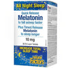 Natural Factors Melatonin Quick Release Plus Time Release 10mg 90 Tabs Supplements - Sleep at Village Vitamin Store
