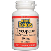 Natural Factors Lycopene 10mg 60 Softgels Supplements - Prostate at Village Vitamin Store