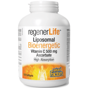 Natural Factors RegenerLife Liposomal Vitamin C 500mg 120 Softgels Vitamins - Vitamin C at Village Vitamin Store