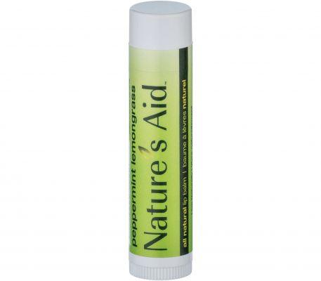 Nature's Aid True Natural Lip Balm Peppermint Lemongrass 4.25g Lip Balm at Village Vitamin Store