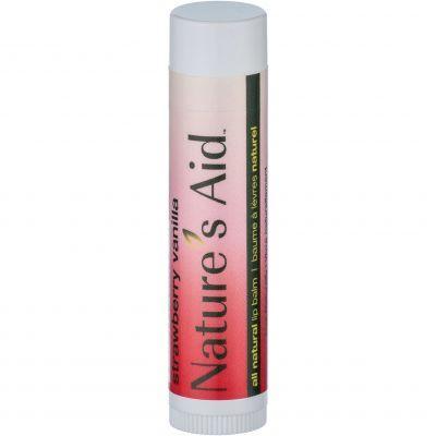 Nature's Aid True Natural Lip Balm Strawberry Vanilla 4.25g Lip Balm at Village Vitamin Store