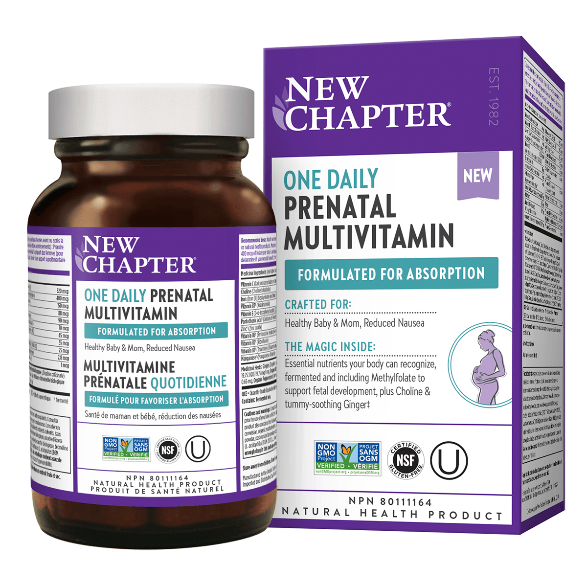 Multivitamins New Chapter One Daily Prenatal Multivitamin 90 Tablets* New Chapter