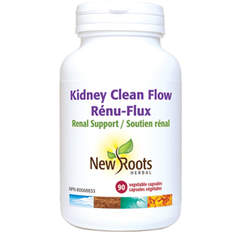 New Roots Kidney Clean Flow 90 Veggie Caps Supplements - Bladder & Kidney Health at Village Vitamin Store