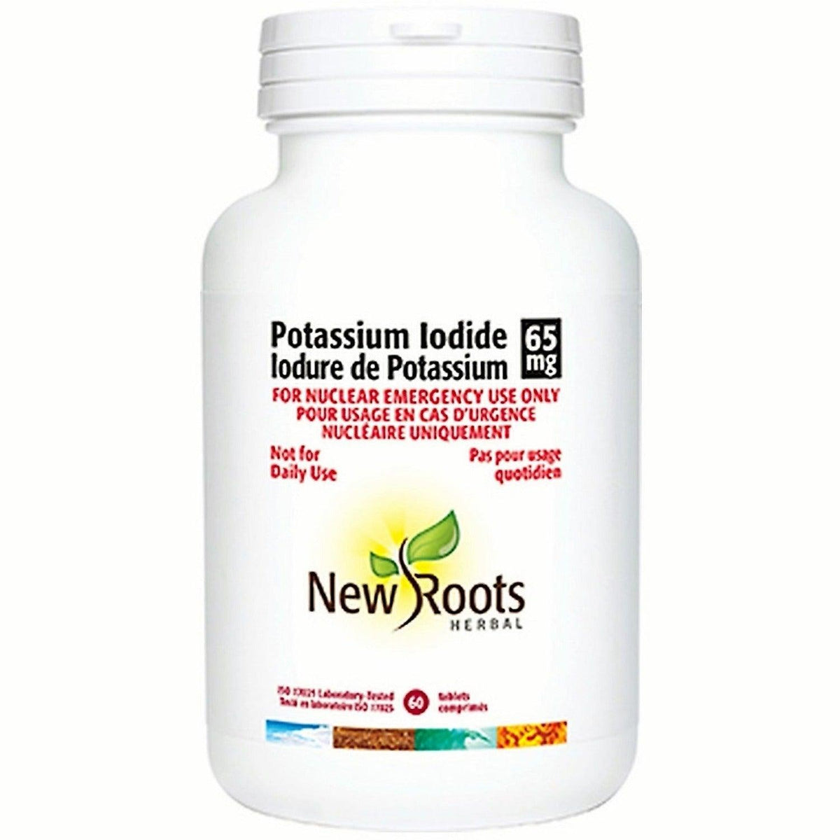 New Roots Potassium Iodide 65mg 60 Tabs - FINAL SALE Minerals at Village Vitamin Store