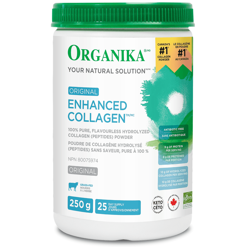 Organika Enhanced Collagen Original 250g Supplements - Collagen at Village Vitamin Store