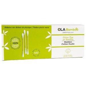 Ola Bamboo Box of Bamboo Cotton Swabs, 400 units Personal Care at Village Vitamin Store