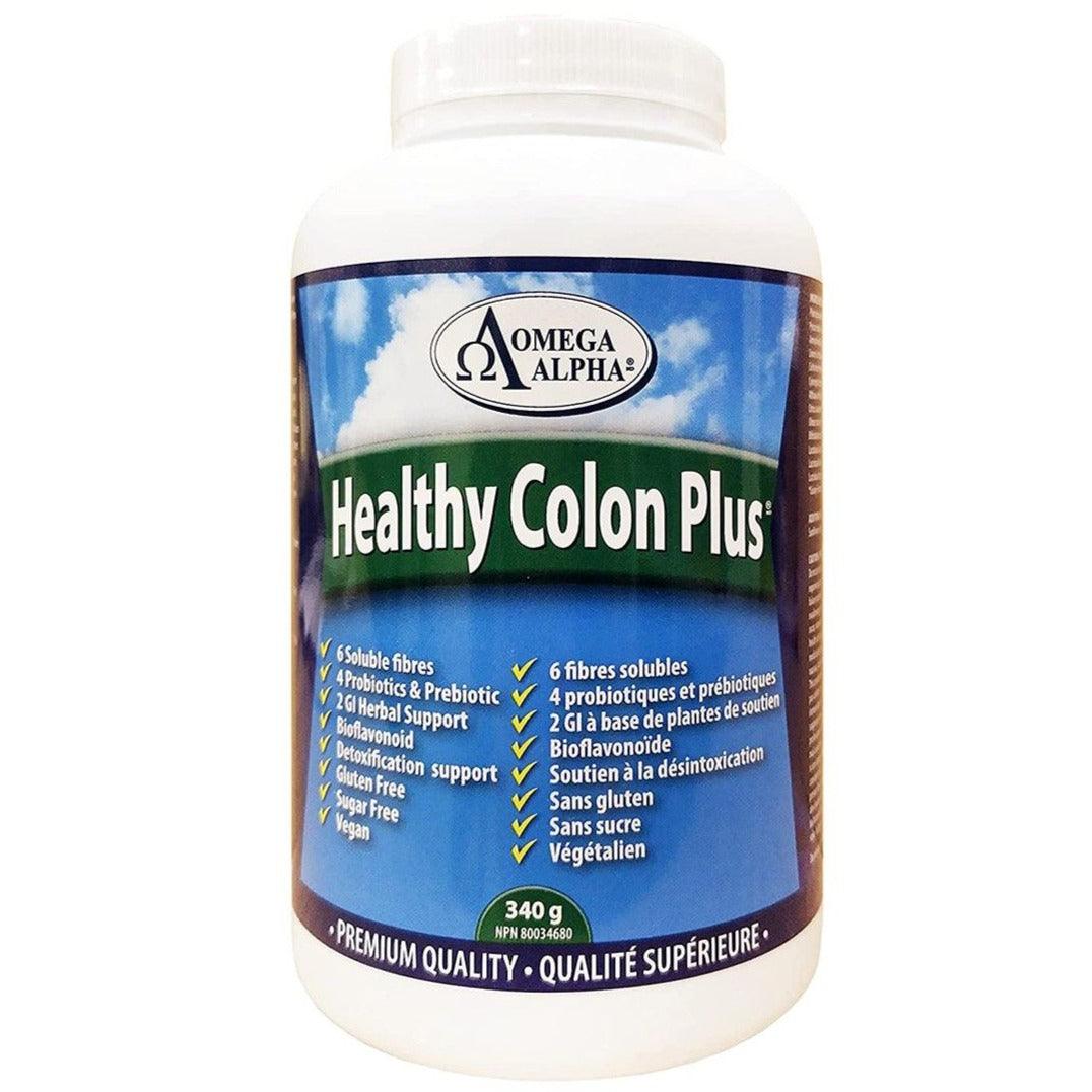 Omega Alpha Healthy Colon Plus 340g Supplements - Digestive Health at Village Vitamin Store