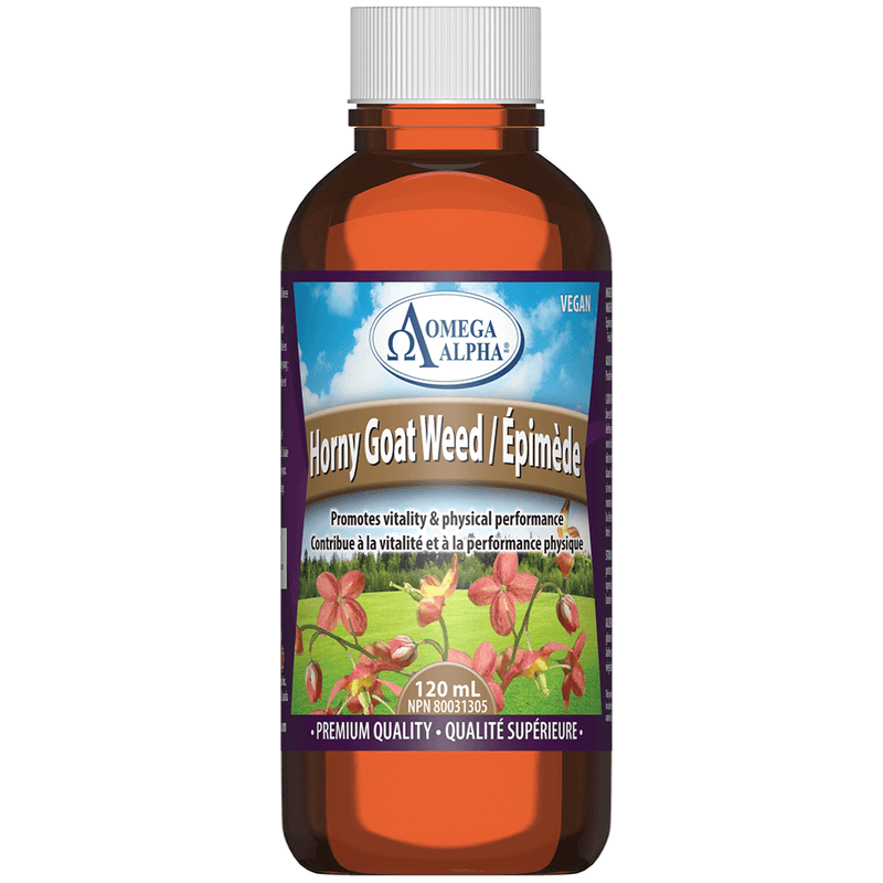 Omega Alpha Horny Goat Weed 120mL Supplements - Intimate Wellness at Village Vitamin Store
