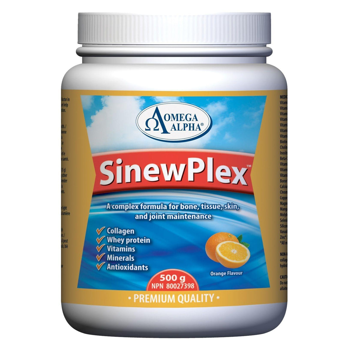 Omega Alpha SinewPlex 500g Supplements - Joint Care at Village Vitamin Store