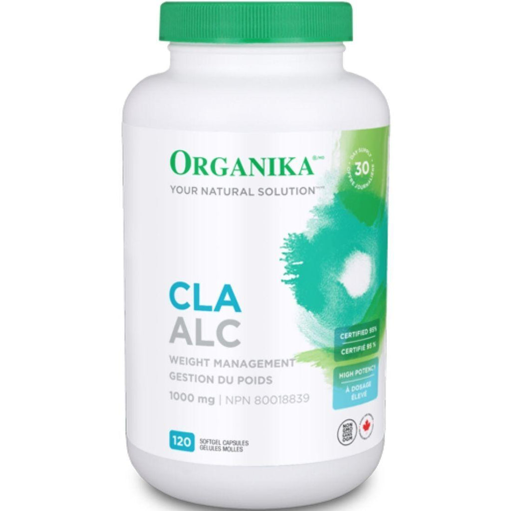 Organika CLA (Conjugated Linoleic Acid) 95%, 1000mg, 120 Softgels Supplements at Village Vitamin Store