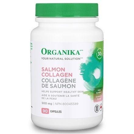 Organika Health Salmon Collagen 500MG 90C Supplements - Collagen at Village Vitamin Store