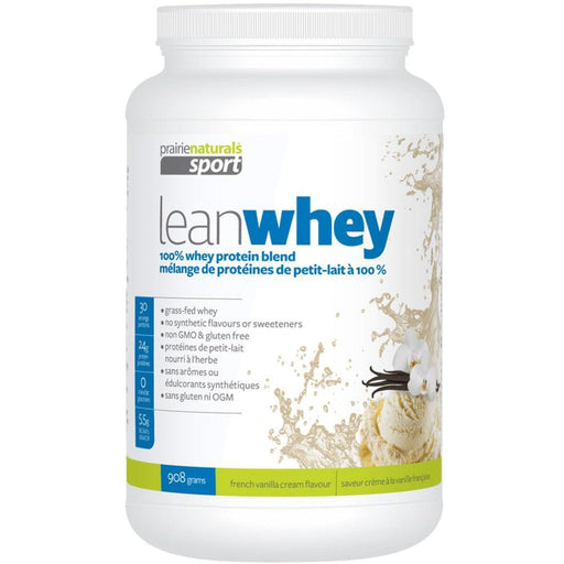 Prairie Naturals Sport LeanWhey Protein French Vanilla 908g Supplements - Protein at Village Vitamin Store