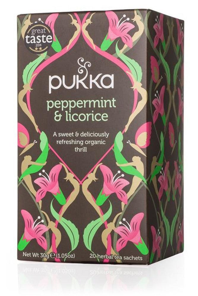 Pukka Teas Peppermint & Licorice 20 Tea Packs Food Items at Village Vitamin Store