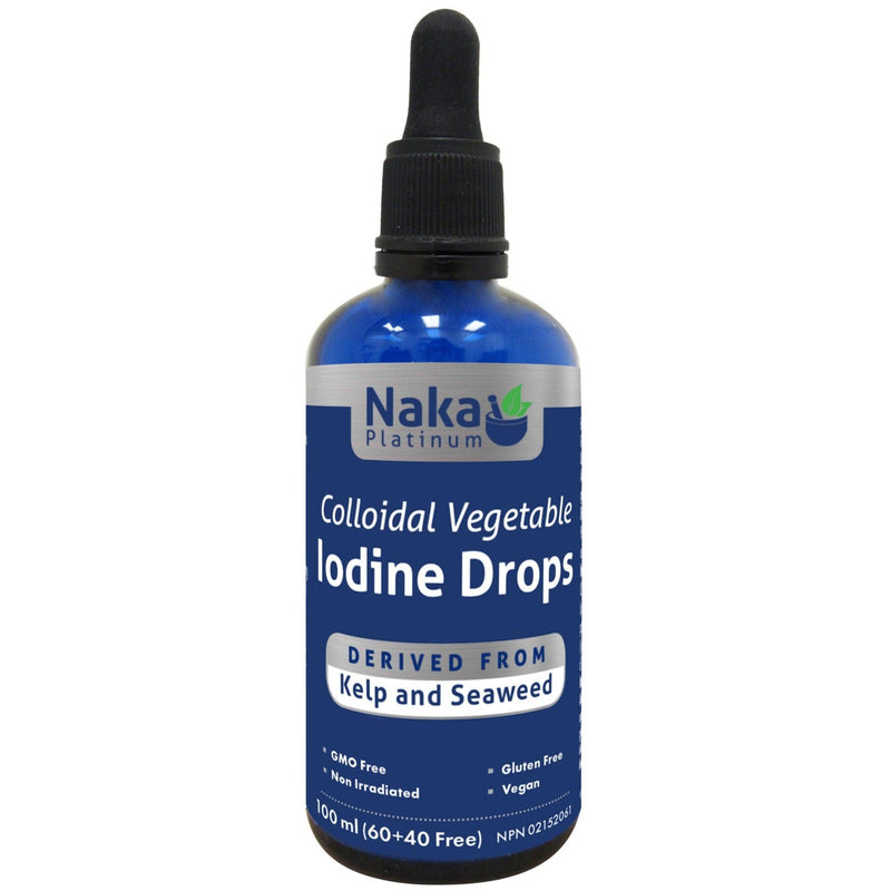 Naka Colloidal Vegetable (Kelp & Seaweed) Iodine Drops 100ml Supplements - Thyroid at Village Vitamin Store