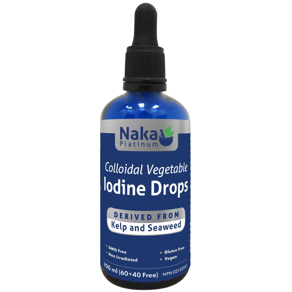 Naka Colloidal Vegetable (Kelp & Seaweed) Iodine Drops 100mL-Village Vitamin Store