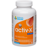 Platinum Naturals Activ X Multivitamin For Men 60 Softgels Vitamins - Multivitamins at Village Vitamin Store