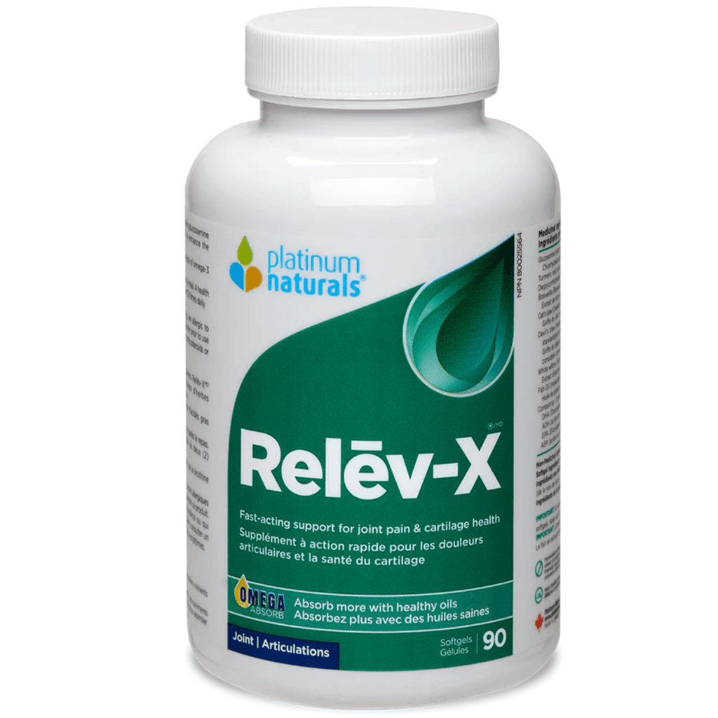Platinum Naturals Relev-X 90 Softgels Supplements - Joint Care at Village Vitamin Store