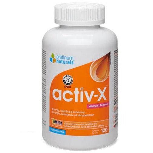 Vitamins Platinum Naturals Activ-X for Women 120 Softgels Platinum Naturals
