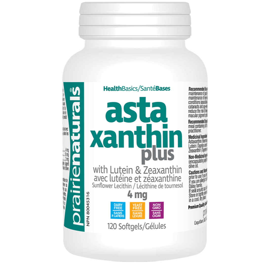 Prairie Naturals Astaxanthin Plus 120 Softgels Supplements at Village Vitamin Store