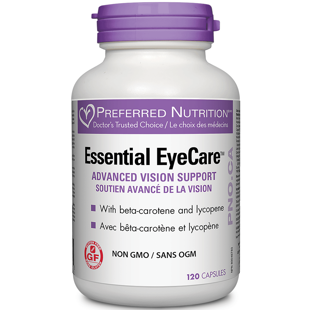 Preferred Nutrition Essential EyeCare 120 Caps Supplements - Eye Health at Village Vitamin Store