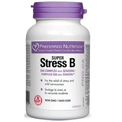 Preferred Nutrition Super Stress B Complex 120 Caps Vitamins - Vitamin B at Village Vitamin Store
