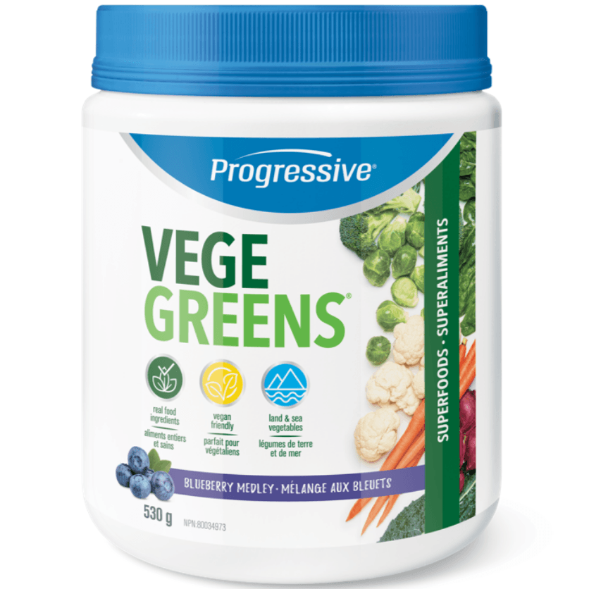 Progressive VegeGreens Blueberry Medley 530g Supplements - Greens at Village Vitamin Store