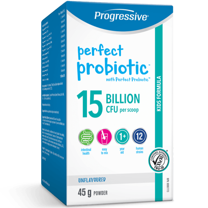 Progressive Perfect Probiotic for Kids 15 Billion 45g powder Supplements - Kids at Village Vitamin Store