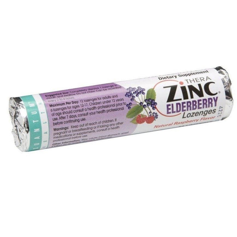 Quantum Lozenges Zinc Elderberry 12 Lozenges Cough, Cold & Flu at Village Vitamin Store