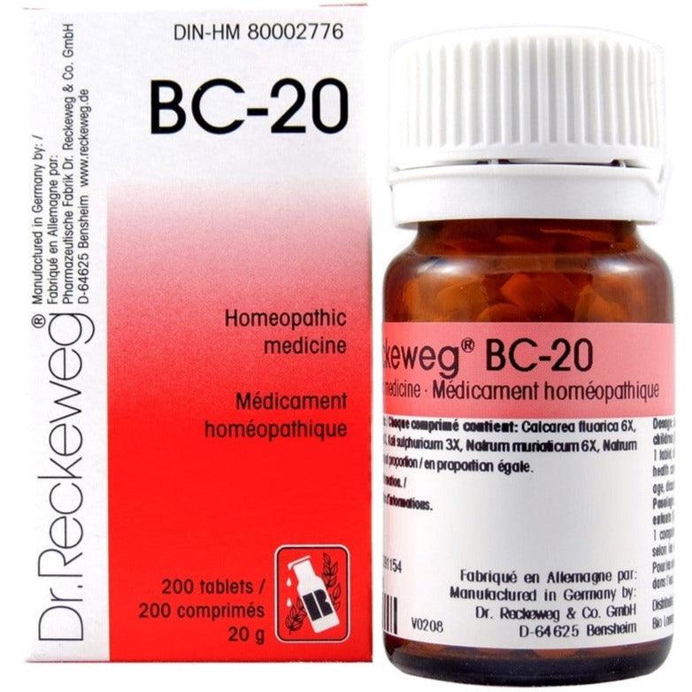 Dr Reckeweg BC-20 200 Tablets Homeopathic at Village Vitamin Store
