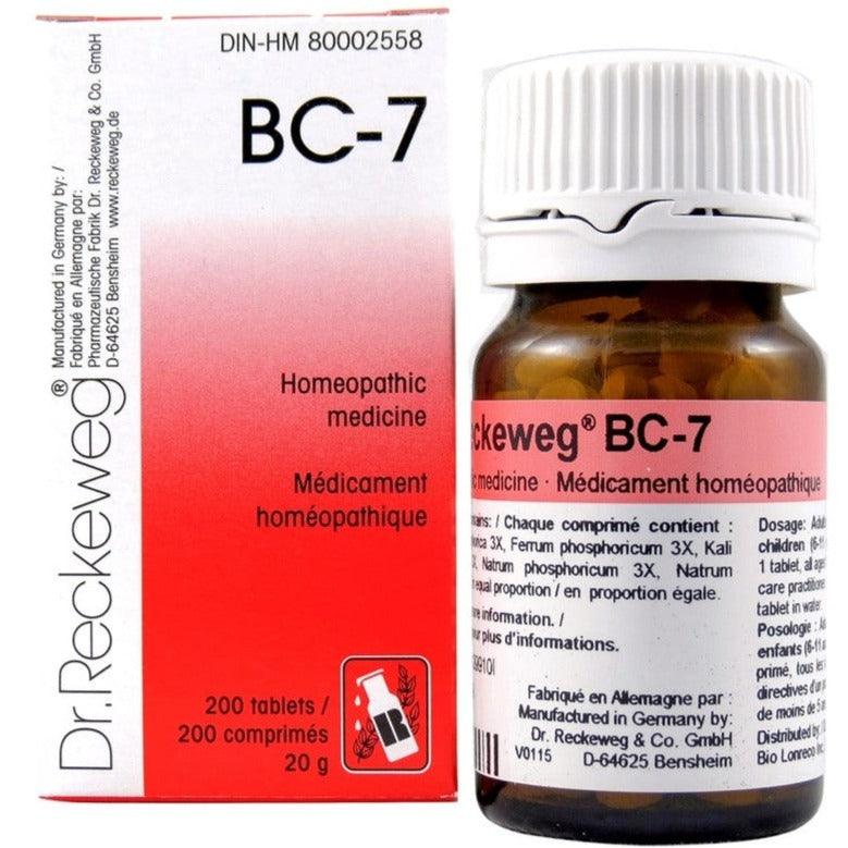 Dr Reckeweg BC-7 200 Tablets Homeopathic at Village Vitamin Store
