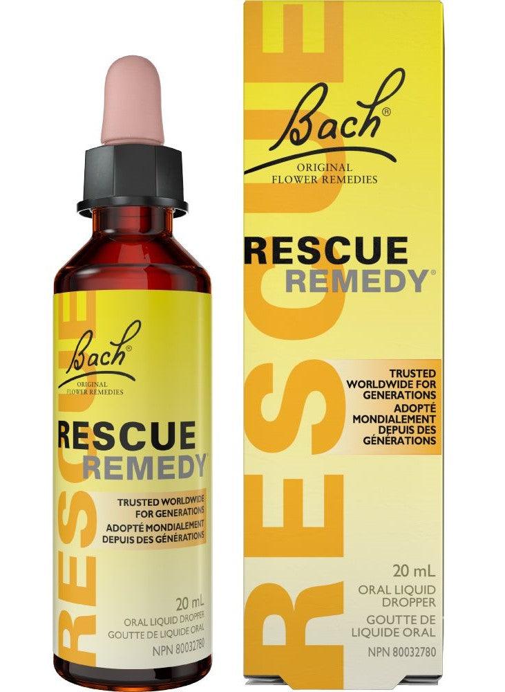 Bach Rescue Remedy 20mL Oral Liquid Dropper Homeopathic at Village Vitamin Store