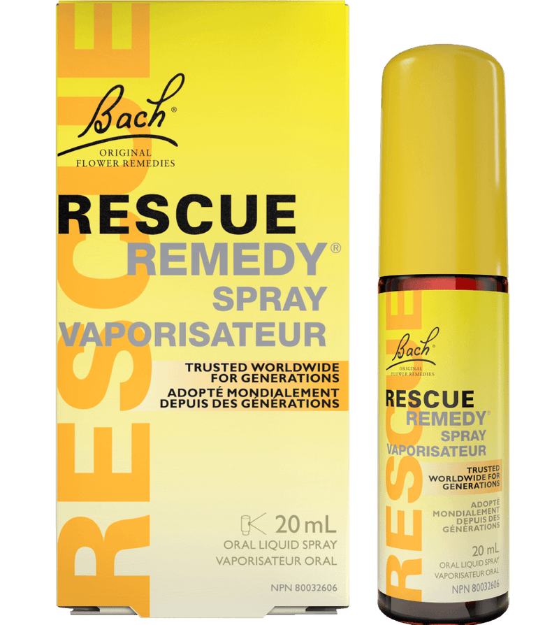 Bach Rescue Remedy Spray 20mL Homeopathic at Village Vitamin Store