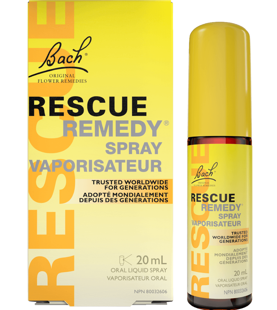 Bach Rescue Remedy Spray 20mL Homeopathic at Village Vitamin Store
