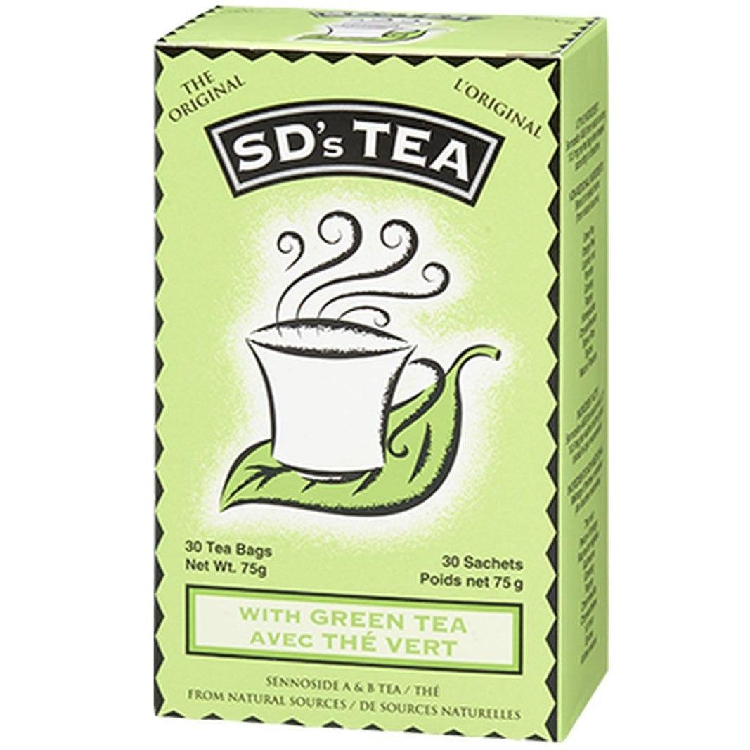 SD's Tea Green Tea 30 Tea Bags Food Items at Village Vitamin Store