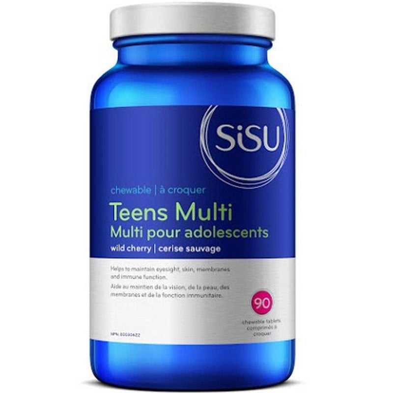 Sisu Teens Multi(Wild Cherry) 90 Chewable Tabs Supplements - Kids at Village Vitamin Store