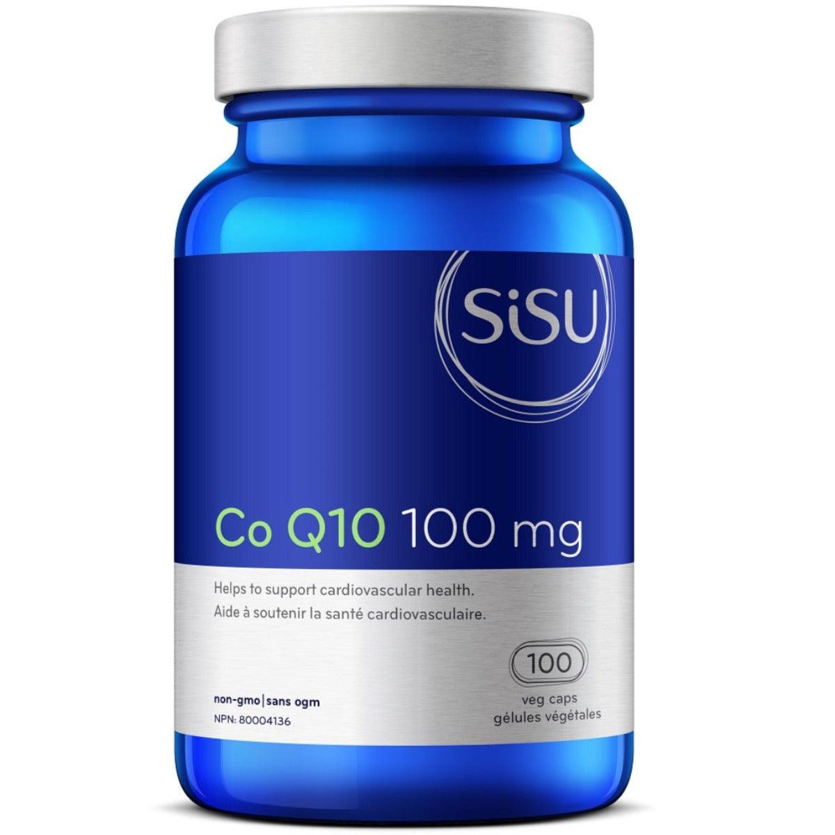 Sisu Co Q10 100 mg 100 Veggie Caps Supplements - Cardiovascular Health at Village Vitamin Store