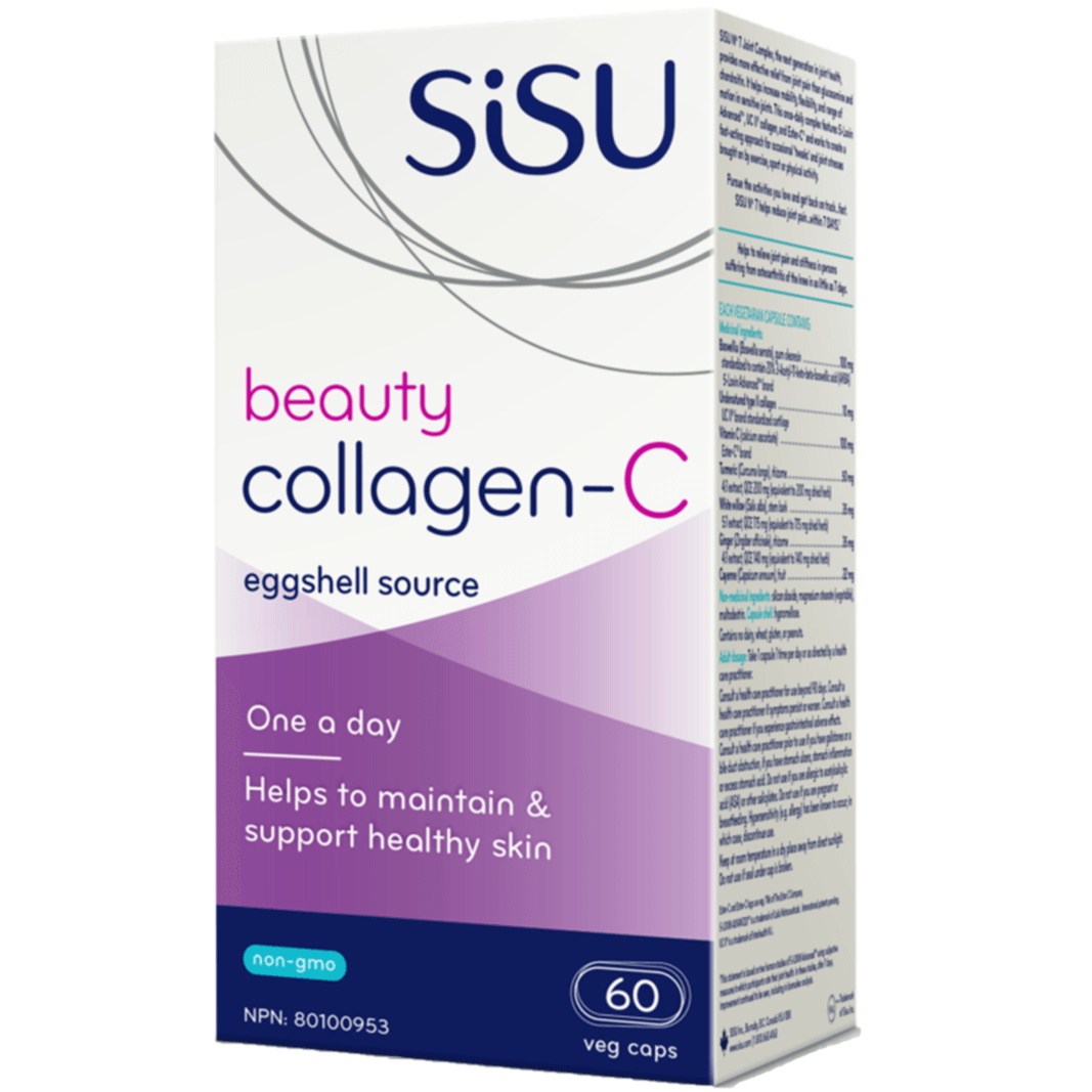 Sisu Beauty Collagen-C 60 Veggie Caps Supplements - Collagen at Village Vitamin Store