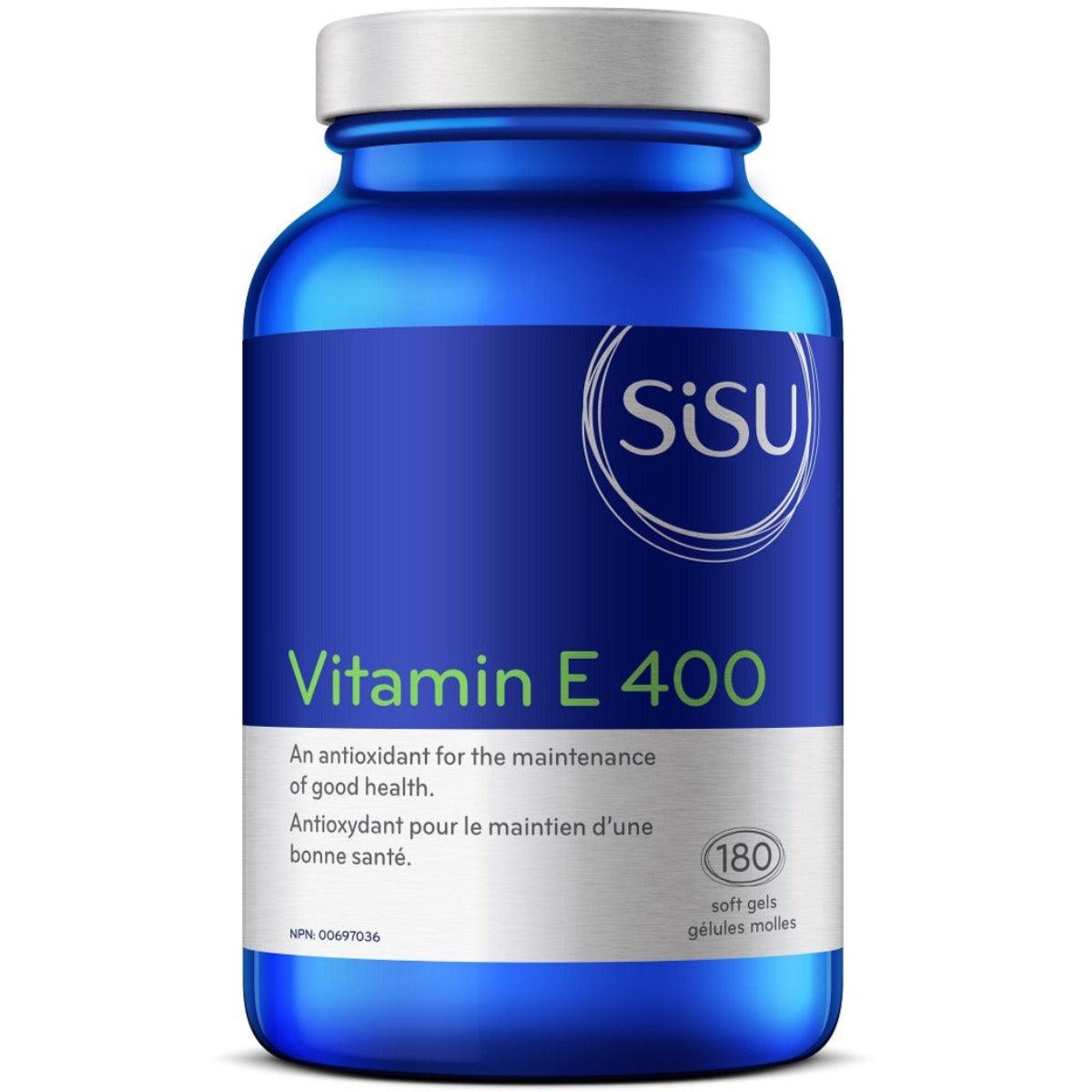 Sisu Vitamin E 400 IU 180 Softgels Vitamins - Vitamin E at Village Vitamin Store