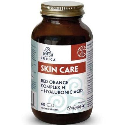 Purica Skin Care Red Orange Complex H + Hyaluronic Acid 60 vegan capsules* Supplements - Hair Skin & Nails at Village Vitamin Store