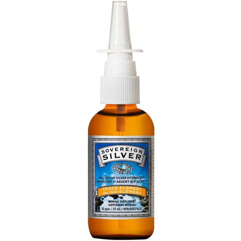 Sovereign Silver Bio-Active Silver Hydrosol Nasal Spray 59mL Cough, Cold & Flu at Village Vitamin Store