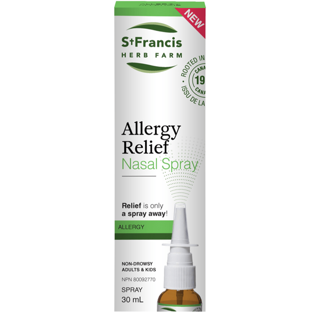 St. Francis Allergy Relief Nasal Spray 30mL Supplements - Allergy Relief at Village Vitamin Store