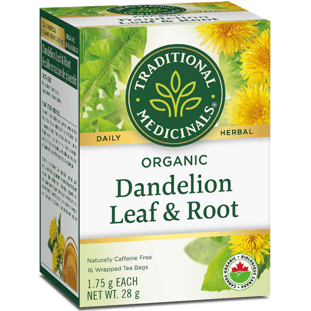 Traditional Medicinals Organic Dandelion Leaf & Root 16 Tea Bags Food Items at Village Vitamin Store