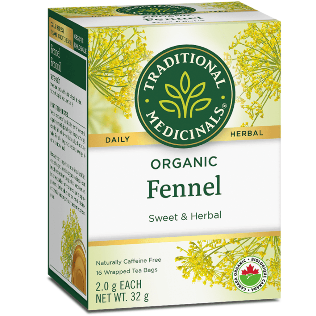 Traditional Medicinals Organic Fennel 16 Tea Bags Food Items at Village Vitamin Store