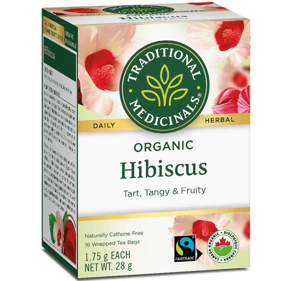 Traditional Medicinals Organic Hibiscus 16 Tea Bags Food Items at Village Vitamin Store