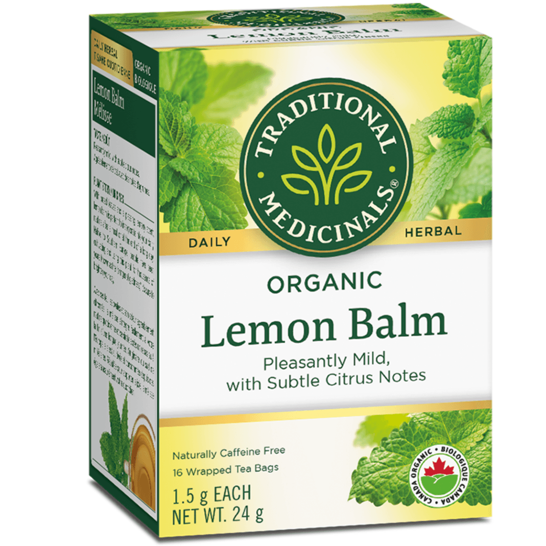 Traditional Medicinals Organic Lemon Balm 16 Tea Bags Food Items at Village Vitamin Store